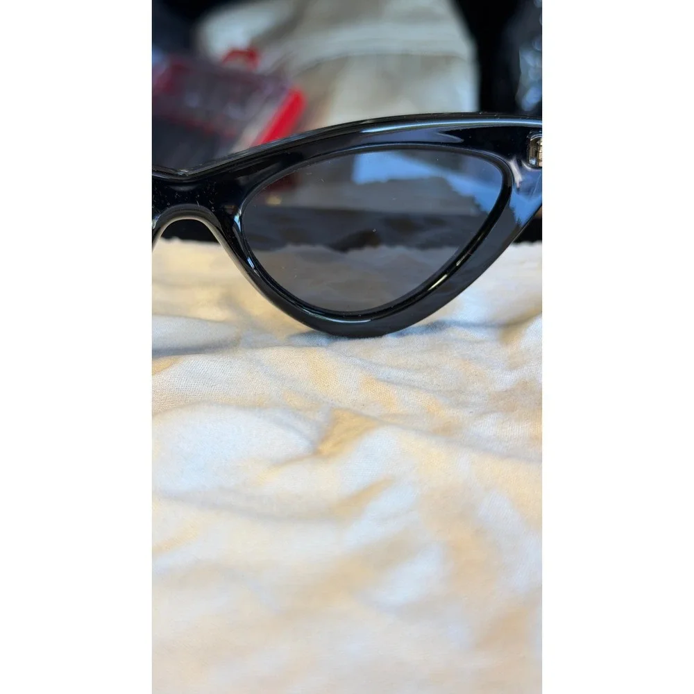 Le Specs Adam Selman The Last Lolita Cat-Eye Sunglasses Black